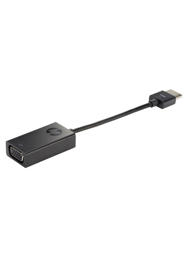 HP HDMI To VGA Cable Adapter X1B84AA Black  - Image 3