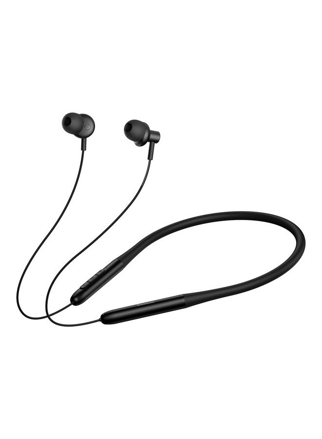 Baseus - Bluetooth Headphones,V5.3 Wireless Bluetooth Earbuds w/Mic in-Ear Magnetic Neckband Earphone 25Hrs Playtime, IPX4 Waterproof Deep Bass Headset for Phone Call Music Sports- Black Black - Image 1