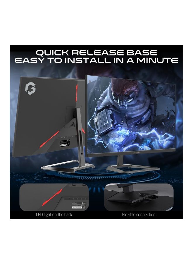 24 Inch FHD 165Hz 1ms 1920x1080 Flat IPS Gaming Monitor With Gsync And Free Sync GOE24FHD165 black 