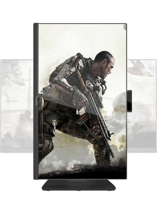 Datazone - 24-Inch Frameless Gaming Monitor, FHD 1080P, 1ms , 144Hz, AMD Freesync, Pop up Cam 3.0 MP, Game Colour, Swivel, Tilt, Pivot, Hight Adjustable , Flicker Free Black - Image 1
