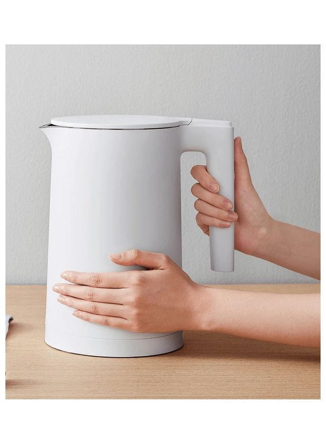 Xiaomi Electric Kettle 2 Dual Layer Heat Insulation Stainless Steel With Lever Indicator Light 1.7 L 1800 W MJDSH04YM White  - Image 4