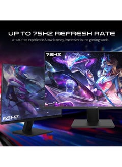 GameOn GOE27FHD75VA 27 Inch FHD 75Hz 4ms Flat VA Gaming Monitor With Built-in Speaker black  - Image 2