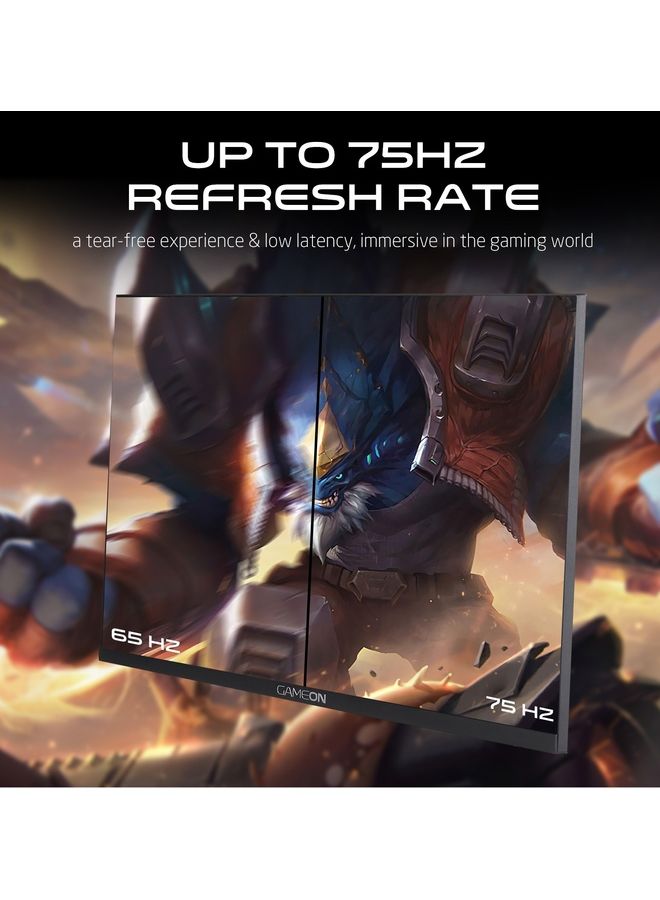 GOB24FHD75IPS 24 Inch Fhd 75Hz Refresh rate 4ms Response Time Flat IPS Gaming Monitor With Built-in Speaker Black