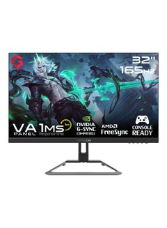 GameOn GOE32FHD165VA 32-Inch FHD, 165Hz, 1ms Flat Gaming Monitor (HDMI 2.1 Console Compatible) Black  - Image 1