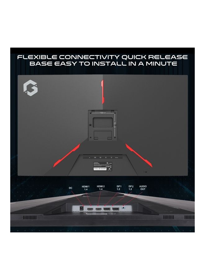 جايم أون شاشة العاب مسطحة GAMEON GOE32FHD165VA 32 بوصة فل اتش دي، 165 هرتز، 1 مللي ثانية، اسود - (متوافق مع اتش دي ام اي 2.1) أبيض  - Image 2