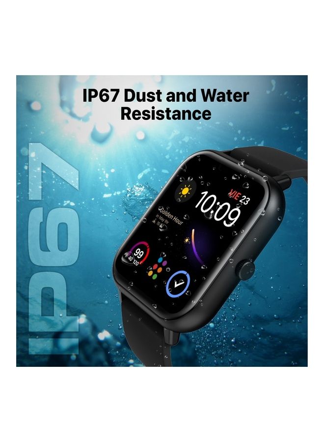 PROMATE - Smart Watch, Premium Fitness Tracker with BT 5.2 Calling, 1.83” TFT Display, 10-15 Day Battery Life, 100 Watch Faces, 123 Sports Modes and IP67 Water Resistance for iPhone 14, Galaxy S22, XWatch-C18 Black - Image 1