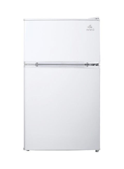 Top Mount Refrigerator, 100 Liters, Adjustable Leg, Interior light, Defrost Type EVRFM-100W White
