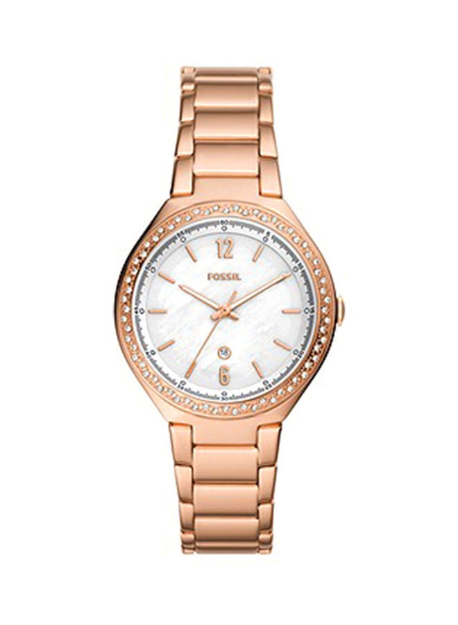 فوسيل ساعة يد أنالوج من الفولاذ المقاوم للصدأ - BQ3841 - 36 مم - Image 1