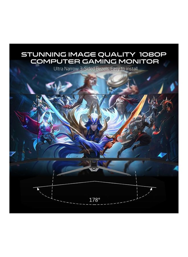 GameOn GOVE127FHD165 27-Inch FHD, 165Hz, 1ms Flat IPS Gaming Monitor,(HDMI 2.1 Console Compatible) Black  - Image 5