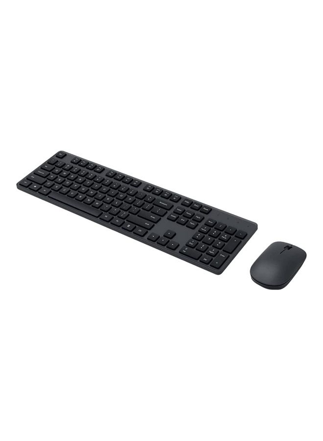 Xiaomi Wireless Lightweight 2.4GHz Portable Full Size 104 Keys Keyboard Mouse Set Black - Image 1
