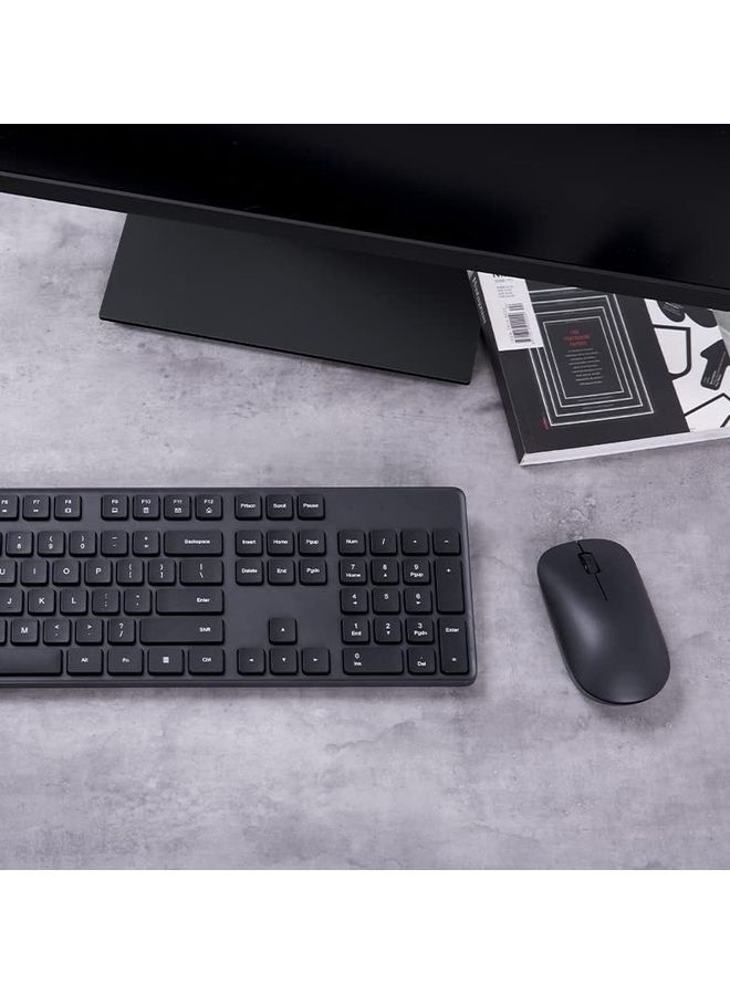 Xiaomi Wireless Lightweight 2.4GHz Portable Full Size 104 Keys Keyboard Mouse Set Black - Image 5