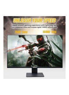 GameOn 32-Inch UHD, 144Hz 1ms (3840x2160) 4K Flat IPS 90W, HDMI 2.1 Gaming Monitor With (USB Type-C) Gsync & Free Sync (Support PS5) - Black  - Image 2