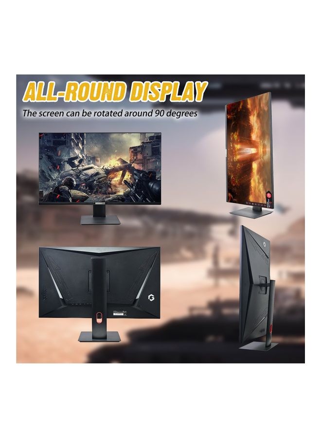 GameOn - 32-Inch UHD, 144Hz 1ms (3840x2160) 4K Flat IPS 90W, HDMI 2.1 Gaming Monitor With (USB Type-C) Gsync & Free Sync (Support PS5) - Black - Image 1