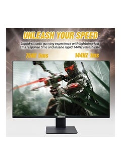 GameOn 32-inch Gaming Monitor UHD 144Hz 1ms 3840x2160 4k Flat IPS 90W Hdmi 2.1 Gaming Monitor with USB Type C Gsync and FreeSync (Support PS5) Black  - Image 2