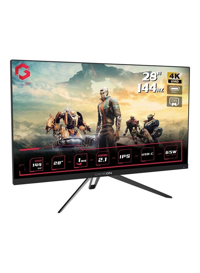 Gaming 28 INCH 3840 x 2160P Flat 4K Monitor GO28UHDIPS Ultra HD 144 Hz 1ms Gsync & FreeSync HDMI 2.1 DP&USB C UHD Monitor Support PS5  795650 BLACK - v1684575584/N53407425A_1