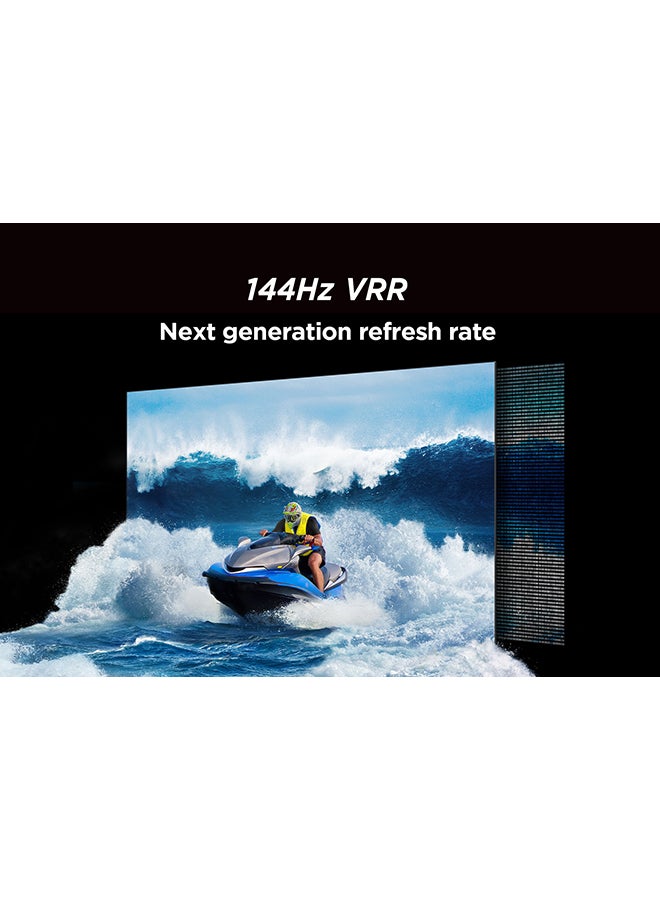 TCL - 65 Inch 4K QLED HDR UHD 144Hz, Built in receiver, MEMC Processor VRR Google TV HDMI 2.1 Game Mode @15ms  (2023) - 65C745 Black - Image 1
