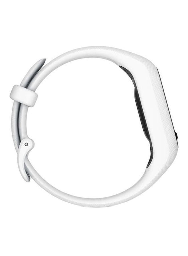 GARMIN - Vivosmart  5 - 42MM - Up To 7 Days Battery Life - 0.41"inch Oled Display, Scratch Resistant, Acrylic, Heart Rate Monitor, Stress Tracking, Gps Tracking, Steps Tracking, iOS and Android Compatible White - Image 1