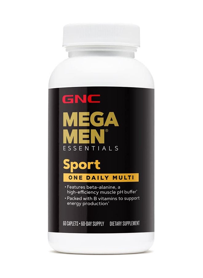 GNC - Mega Men One Daily Multivitamin - 60 Capsules - Image 1