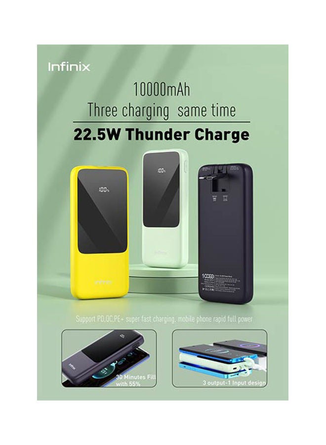 Infinix 10000.0 mAh Power Bank Yellow - Image 3