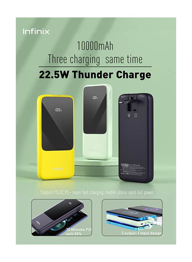 Infinix 10000.0 mAh Power Bank Green - Image 2