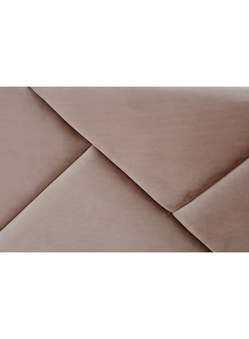 Switch - Fabric Headboard For Queen Size Bed - Carlisle Collection - Modern Home - Install Attach To Wall - LEAD GREY 160*70*6cm - Image 1