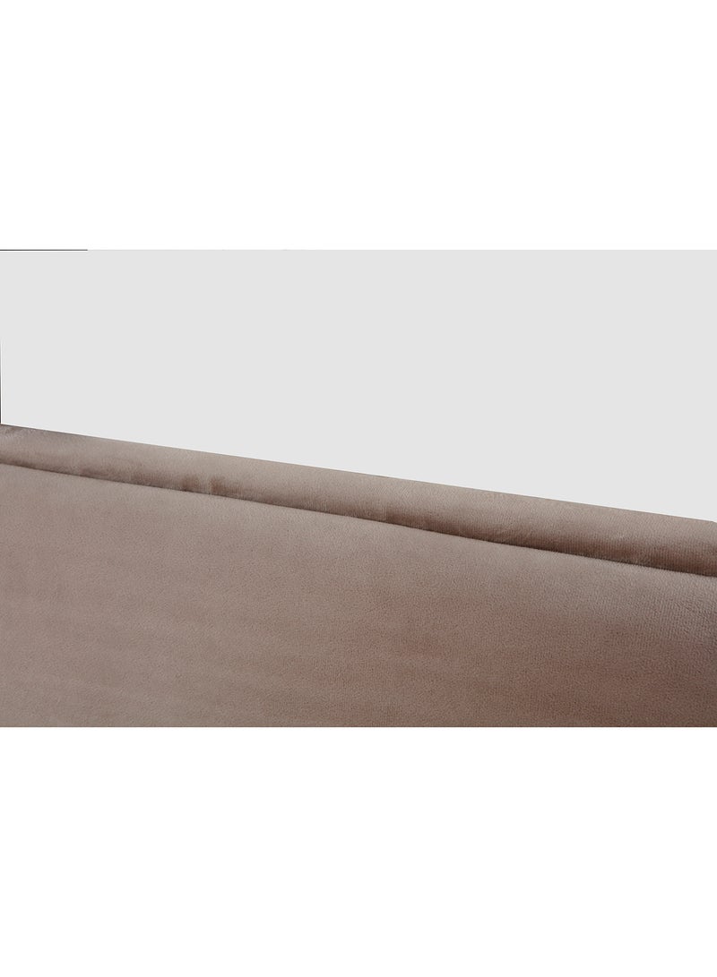 Switch - Fabric Headboard For Queen Size Bed - Carlisle Collection - Modern Home - Install Attach To Wall - LEAD GREY 160*70*6cm - Image 1