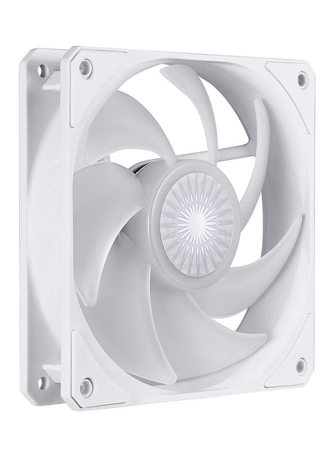 COOLER MASTER - Sickle Flow 120 Edition 3N1 Case Cooling Fans 3X 120 Mm Controller Included Argb Motherboard Compatible Air Balance Blades 62 Cfm 2.5 Mmh2O 8 To 27 Dba White - Image 1