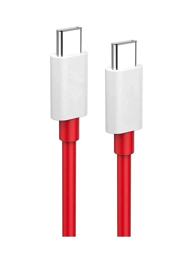 MARGOUN 1 Pack Of OnePlus Type C To Type C Cable Red  - Image 3