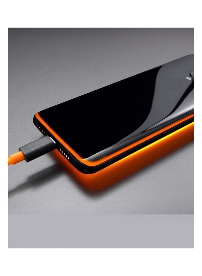 MARGOUN 1 Pack Of OnePlus 30 Watt Warp Charging USB Cable Orange  - Image 4
