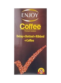 ENJOY Coffee Premium Condoms 12 Pcs 