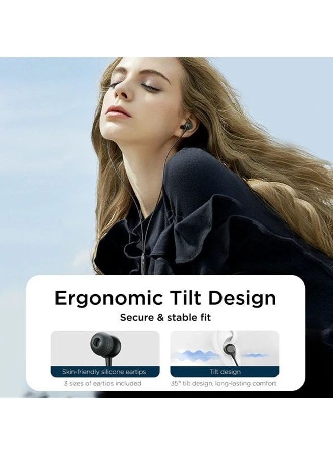 JOYROOM Type-C Series In-Ear Metal Wired Earbuds With Microphone Silver  - Image 3