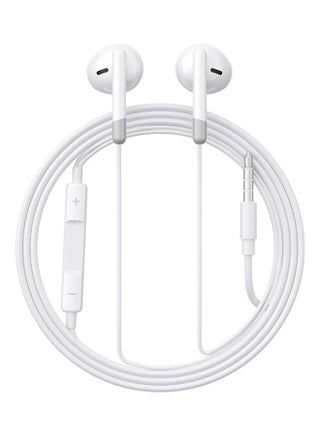 Wired Series Half In-Ear Wired Earphones With Microphone White - v1684733483/N53407640A_1