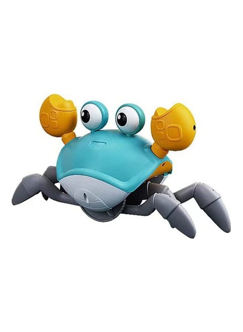 Electric Runaway Crab Crawling Baby Toy With Music And LED Light Up Toddler Interactive Learning Development Automatically Avoid Obstacles For Babies Toddlers Kids