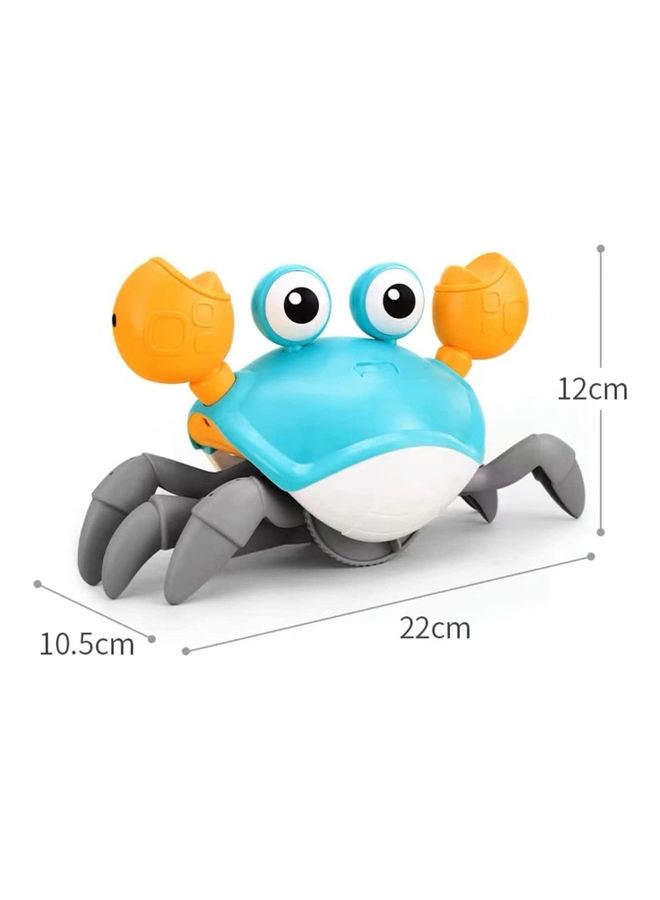Electric Runaway Crab Crawling Baby Toy With Music And LED Light Up Toddler Interactive Learning Development Automatically Avoid Obstacles For Babies Toddlers Kids