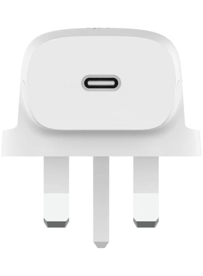 belkin Boost Charge USB C Wall Charger Plug 20W White  - Image 3