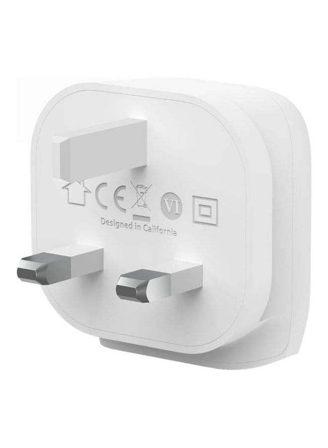 belkin Boost Charge USB C Wall Charger Plug 20W White  - Image 4