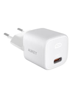 PA-B1 Omnia Mini 20W USB C PD Charger - Ultra-Portable: Extremely compact & travel-friendly design - Safe & Reliable built-in safeguards protect - Fast charging PD and Quick Charge White