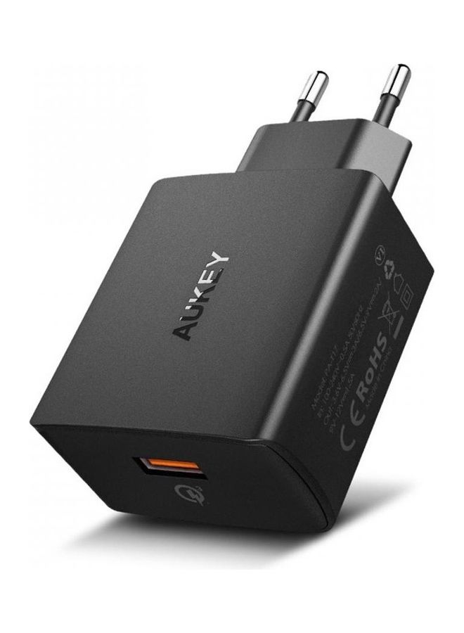 PA-T17 1 Port USB Charger Qualcomm Quick Charge 3.0 - Max Power Output 18W - Up to 4X faster than standard chargers - fully protect against over-current, overcharging and overheating Black - v1684746217/N53407747A_8