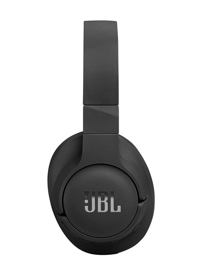 جي بي إل سماعات رأس لاسلكية فوق الأذن، خاصية إلغاء الضوضاء التكيفية مع تقنية بلوتوث محيطة ذكية 5.3 مع صوت Le Audio، مكالمات بدون استخدام اليدين بالإضافة إلى اتصال متعدد النقاط، خفيفة الوزن وقابلة للطي باللون الأسود - Image 2