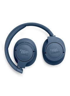 JBL Adaptive Noice Cancelling With Smart Ambient Bluetooth 5.3 With Le Audio Hands Free Call Plus Voice Aware Multi Point Connection Lightweight And Foldable Blue  - Image 3