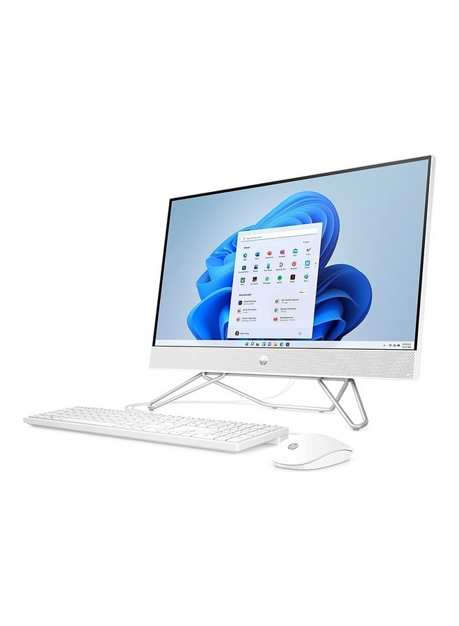 إتش بي - All-in-One 24-cb1012ne Desktop With 23.8-Inch Display, Core i7 Processor/16GB RAM/256GB SSD + 1TB HDD/2GB NVIDIA GeForce MX450 Graphics/Windows 11 English/Arabic White - Image 1