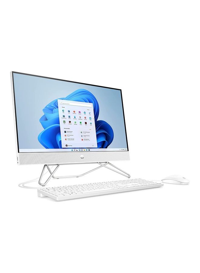 إتش بي - All-in-One 24-cb1012ne Desktop With 23.8-Inch Display, Core i7 Processor/16GB RAM/256GB SSD + 1TB HDD/2GB NVIDIA GeForce MX450 Graphics/Windows 11 English/Arabic White - Image 1