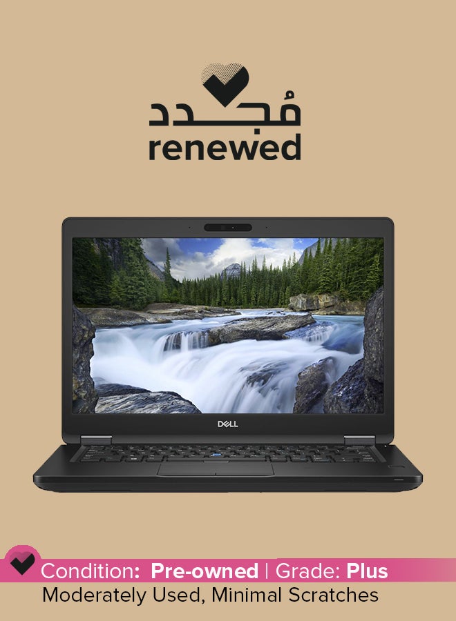 DELL Renewed - Latitude 5490 (2018) Laptop With 14-Inch Display, Intel Core i5 Processor/7th Gen/8GB RAM/256GB SSD/Intel HD Graphics 620 English/Arabic Black - Image 1