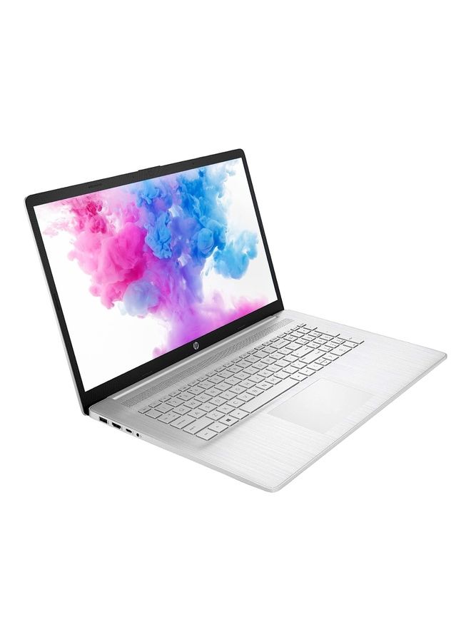 HP - Laptop With 17.3-Inch Display, Core i5-1135G7/32GB RAM/1TB SSD/Intel Iris Xe Graphics/Windows 11 Home +Microfiber Cloth English/Arabic Silver - Image 1