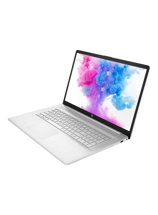 HP - Laptop With 17.3-Inch Display, Core i5-1135G7/32GB RAM/1TB SSD/Intel Iris Xe Graphics/Windows 11 Home +Microfiber Cloth English/Arabic Silver - Image 1