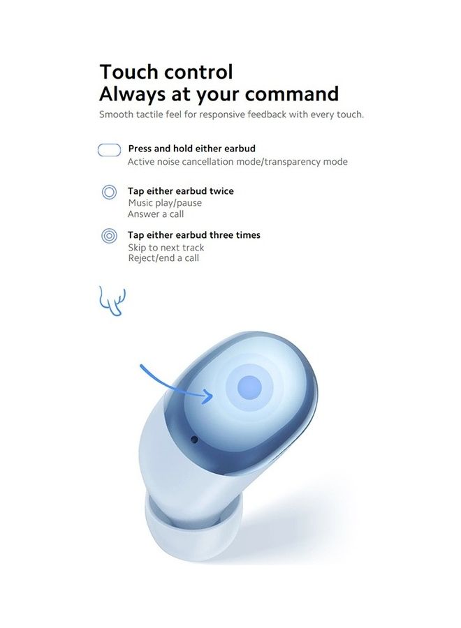 Xiaomi - Redmi Buds 4 Wireless Earbuds White - Image 1