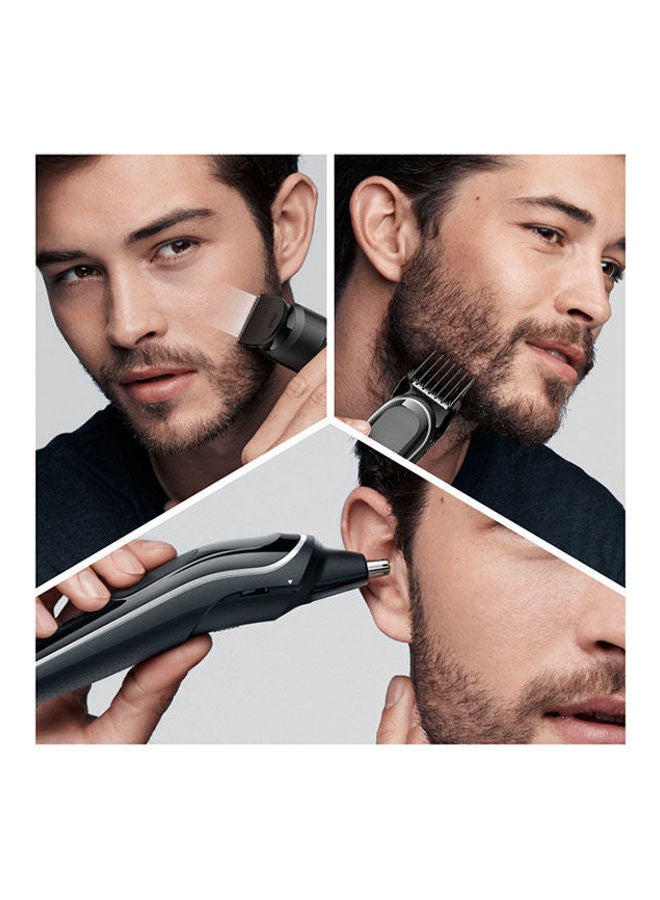 براون MGK5360 ماكينة تشذيب الشعر الكل في واحد فضي/أبيض - Image 4