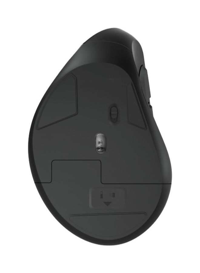 ماوس ضوئي لاسلكي 2.4 جيجا، مستقبل USB نانو، أسود أسود