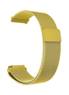 MARGOUN 22mm Metal Milanese Watchband Compatible With Huawei 4 4 Pro Gold  - Image 2