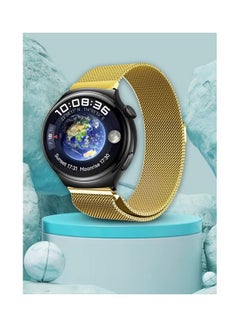MARGOUN 22mm Metal Milanese Watchband Compatible With Huawei 4 4 Pro Gold  - Image 5